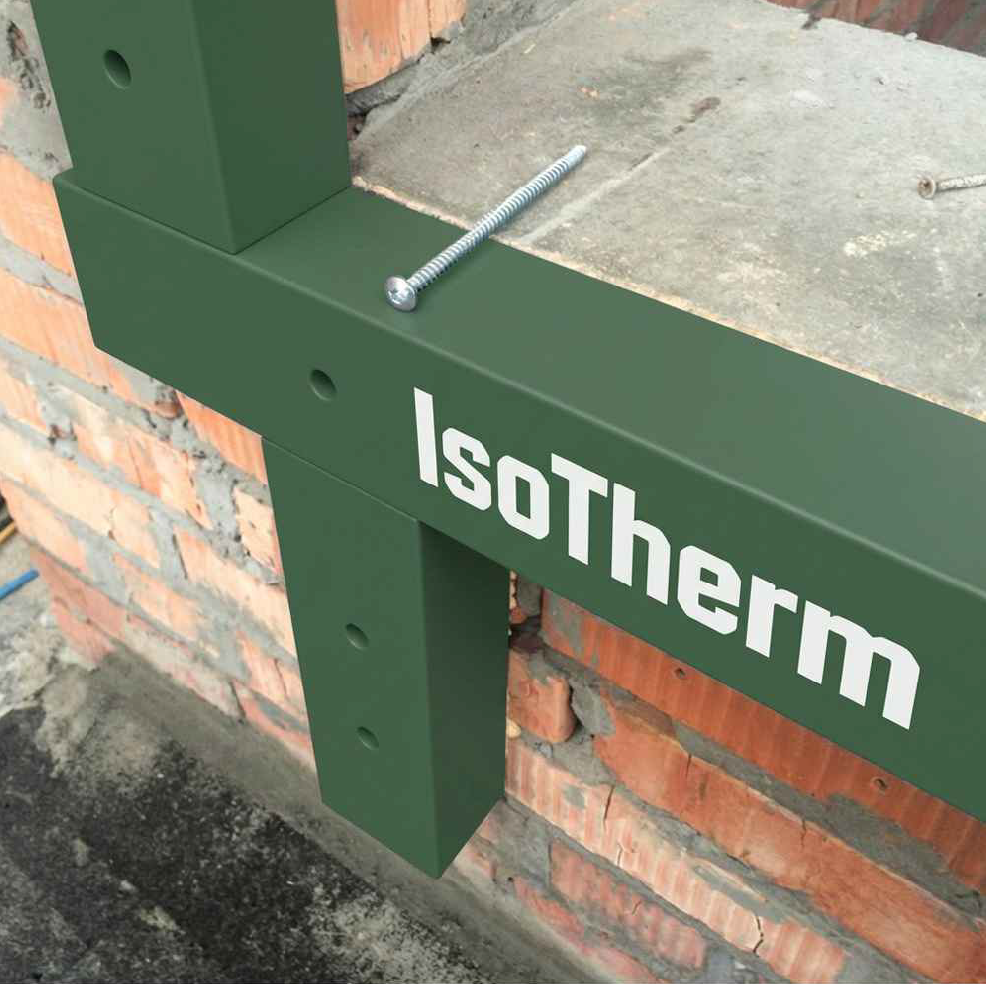 Схема системы выносного монтажа ISOTHERM FASADE