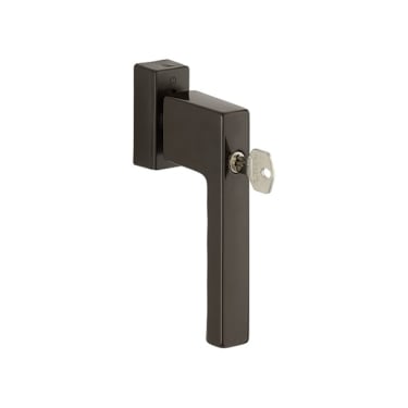 Ручка оконная с ключом Hoppe TOULON SecuForte®, штифт 32-42 мм. коричневая