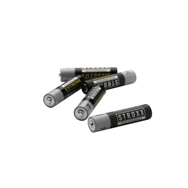 Алкалиновые (щелочные) батарейки AAA / LR03 / 24A, 4 шт. в блистере, STROXX