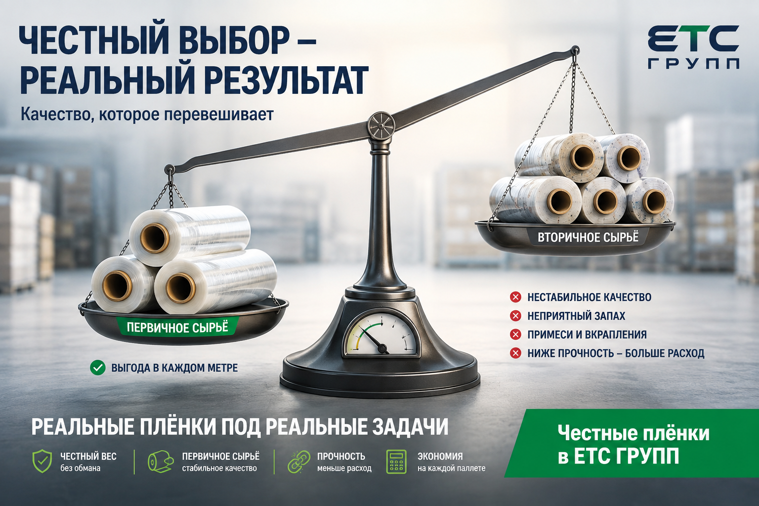 Толщина стрейч-плёнки для упаковки