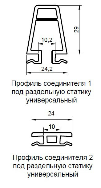 Статический раздельный профиль Статический раздельный профиль