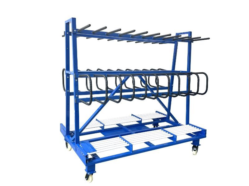 Транспортная тележка для заготовок ПВХ и алюминиевых окон