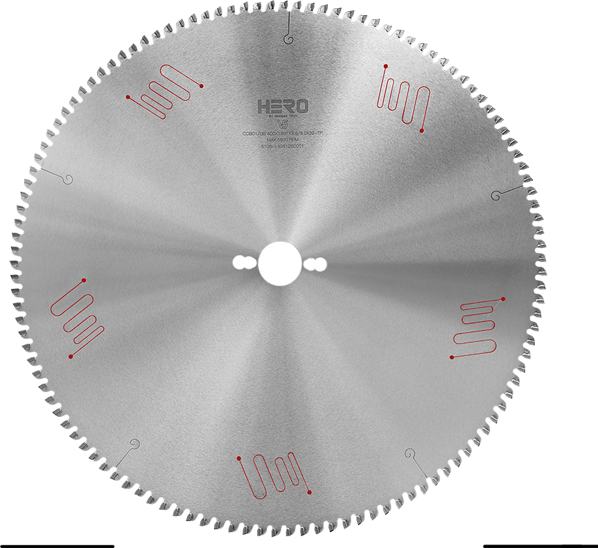 HERO пвх и алюминий 420 х 32, Z=120 V6