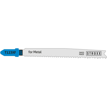 Полотно для лобзика STROXX для металла T123XF 1,5-10 мм (5 шт)