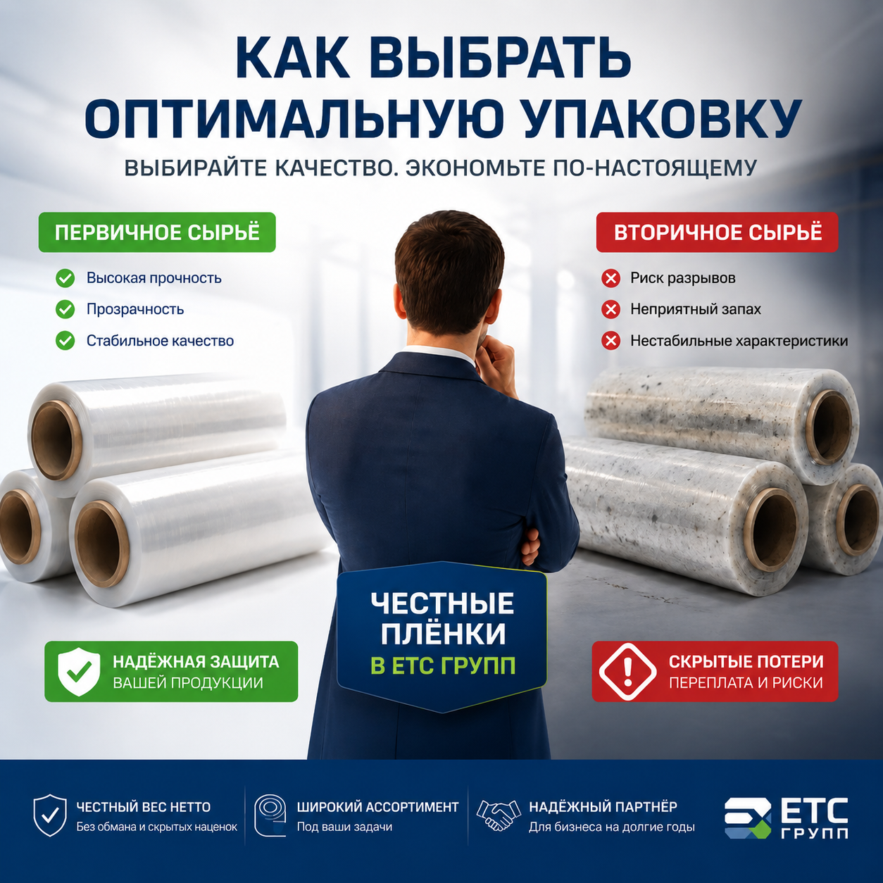 Секреты выбора стрейч-плёнки для упаковки и защиты поверхностей