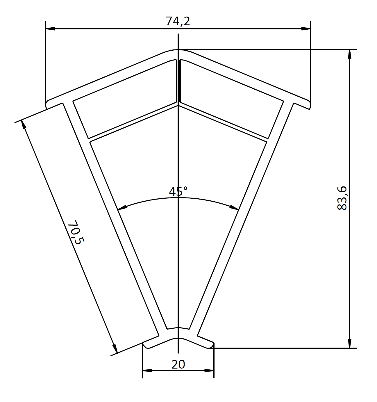 Угловой соединитель 135° для 70-мм оконных систем: новое решение ЕТС ГРУПП для сложной архитектуры