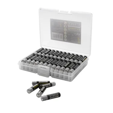 Алкалиновые батарейки AAA / LR03 / 24A, 48 шт. в пластиковой коробке, STROXX