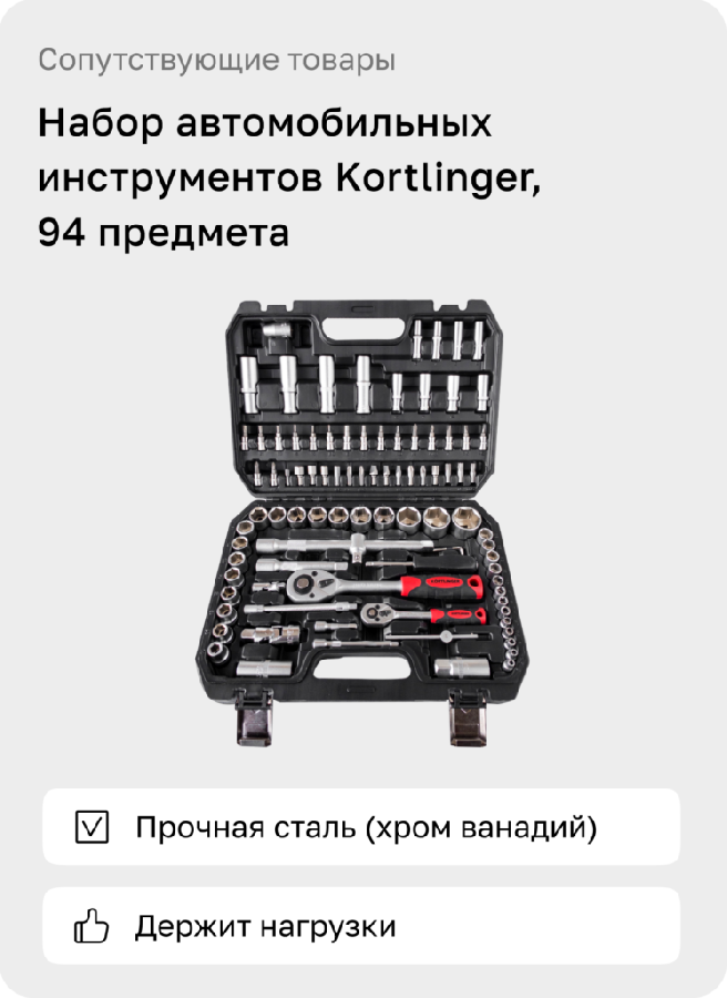Набор инструментов на 94 предмета