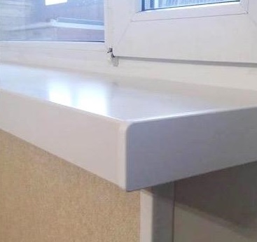 Накладка на подоконник 1,5 мм, белая гладкая, фактурная Накладка на подоконник 1,5 мм, белая гладкая, фактурная